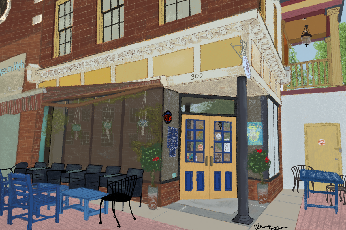 Olde Towne Coffee print 4x6